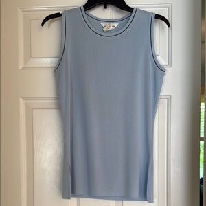 Women's Blue Sleeveless Top